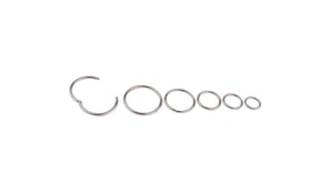 Argolas Dobradica Niqueladas 20mm- (Ref:1) Pack 20un