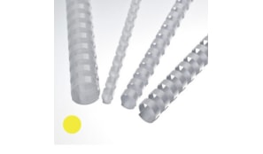 Argolas Pvc Encadernar 14mm para 110 Folhas Cx 100 Amarelas