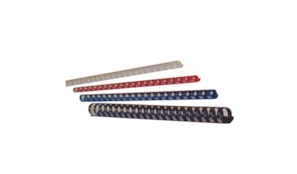 Argolas Pvc Encadernar 32mm 280 Folhas Cx50un Preto Ovais