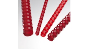Argolas Pvc Encadernar 25mm 240 Folhas Cx50un Vermelho