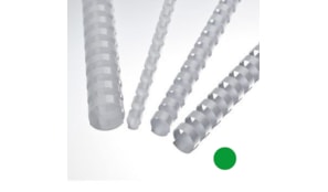 Argolas Pvc Encadernar 14mm para 110 Folhas Cx100 Verdes