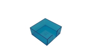 Base transparente para Bloco (Cubo) 110x110x45mm