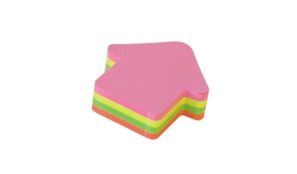 Bloco Adesivo Motivo Seta 70x70mm 200Folhas