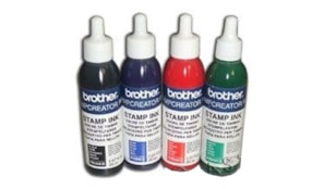 Tinta BROTHER Vermelho para Carimbos (20cc)