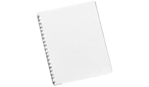 Capas Encadernar Delta Couro 250gr 100Folhas A4 Branco