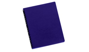Capas Encadernar Delta Couro 250gr 100Folhas A4 Azul Royal