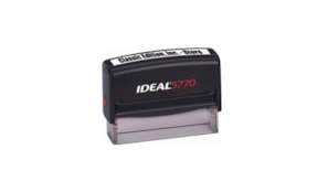 Carimbo 70x10mm Autotintavel Ideal Mod 5770