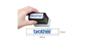 Carimbo BROTHER Preto 6 carimbos de 10x60mm