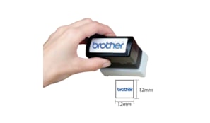Carimbo BROTHER Preto 6 carimbos de 12x12mm