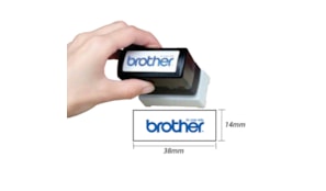 Carimbo BROTHER Azul 6 carimbos de 14x38mm