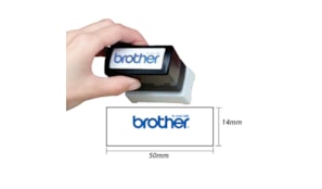 Carimbo BROTHER Azul 6 carimbos de 18x50mm