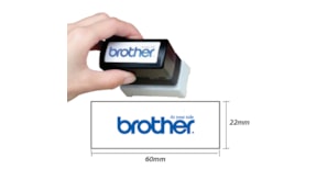 Carimbo BROTHER Preto 6 carimbos de 22x60mm