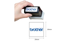 Carimbo BROTHER Preto 6 carimbos de 30x30mm