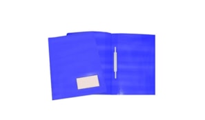 Classificador Plast.2000 Capa Opaca Azul c/Ferragem Pack 10