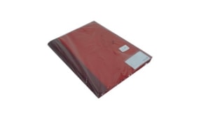 Classificador Plast Vermelho Capa Transp c/Ferragem Pack 10