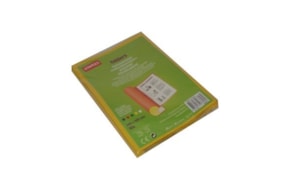 Classificador Plast Amarelo Capa Transp c/Ferragem Pack 10