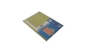 Classificador Plast Azul Capa Transp c/Ferragem Pack 10