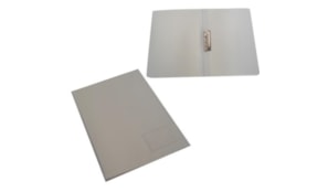 Dossier Plastico 2000 c/Mola 134PL Branco Opaco