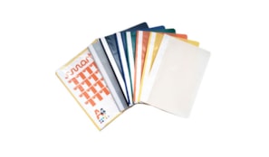 Classificador Plastico PVC Capa Transparente preto 1 un