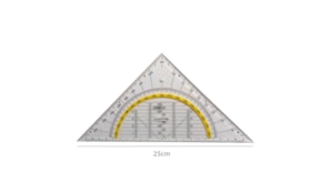Esquadro Geometrico Tipo Aristo 25cm - 1un