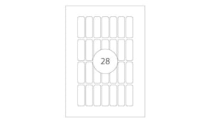 Etiquetas 13x40 Apli 01637 10 Folhas A5 280un