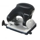 Furador 40 Folhas Leitz 5138 4mm c/Regua Preto