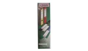 Porta Etiqueta Amarelo Durable p/Dossiers 60x390mm Pack 10un