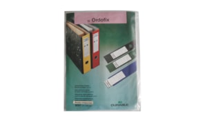 Porta Etiqueta Verde Durable p/Dossiers 40x390mm Pack 10un