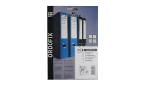 Porta Etiqueta Preto Durable p/Dossiers 40x390mm Pack 10un