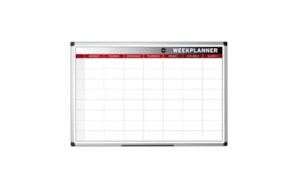 Quadro Branco 90x60cm Magnético Plano Semanal GA0333170
