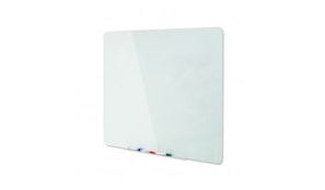 Quadro Vidro Magnético 90x60cm Branco GL070101