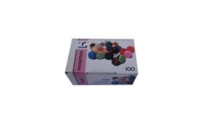 Pioneses Revestidos Rosa 10mm Cx 100un