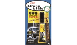 Cola Rápida UHU Strong & Safe 7gr Blister 1un