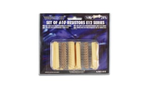 Set de 610 resistencias serie E-12