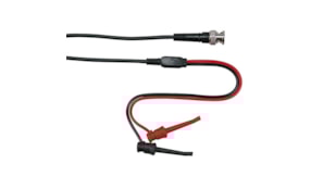 Ponta de teste cabo coaxial BNC macho 2 mini-pincas