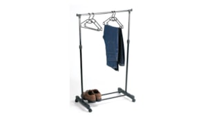 Expositor de cabides com rodas 80x42x160cm