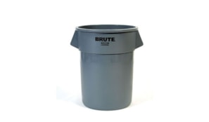 Contentor 38Litros s/Tampa Redondo Brute Cinza