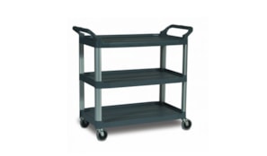 Carro Servico X-Tra 103x51x96cm 3 Niveis Preto
