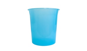 Cesto Papeis Plastico 15 Litros Verde Transparente