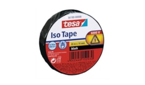 Fita Adesiva Tesa Isolamento Elétrico 19mmx20m Preto