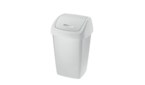 Contentor Tampa Basculante 25 Litros Branco