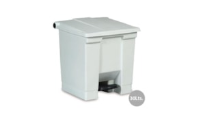 Contentor c/Pedal 30 Litros Branco