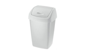 Contentor Tampa Basculante 50 Litros Branco