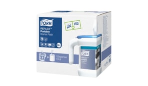 Dispensador Portatil+Rolo Toalhas TORK M4 Starter Kit