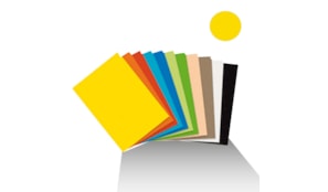 Cartolina 50x65cm 180gr 1 Folha Amarelo Girassol (4G)