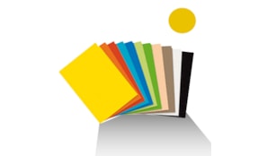 Cartolina 50x65cm 180gr 1 Folha Amarelo Torrado (4E)