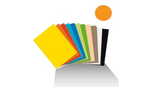 Cartolina 50x65cm 180gr 1 Folha  Laranja Suave (6A)