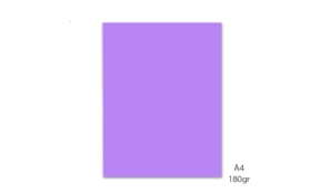 Cartolina A4 180gr 1 Folha  Lilas (7L)