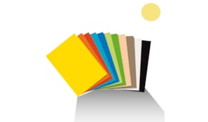 Cartolina 50x65cm 180gr 1 Folha  Amarelo Canario (4A)