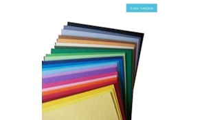 Cartolina 185gr 1 Folha 50x65cm Canson Iris Azul Turquesa